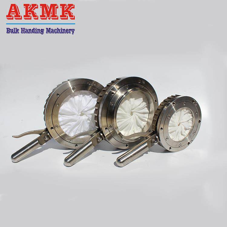 食品级光圈阀虹膜阀IRIS阀吨袋粉体流量阀医药级可用下料阀