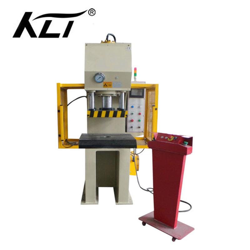 厂家直销20吨小型单柱液压机多功能轴承压装校正成型油压机