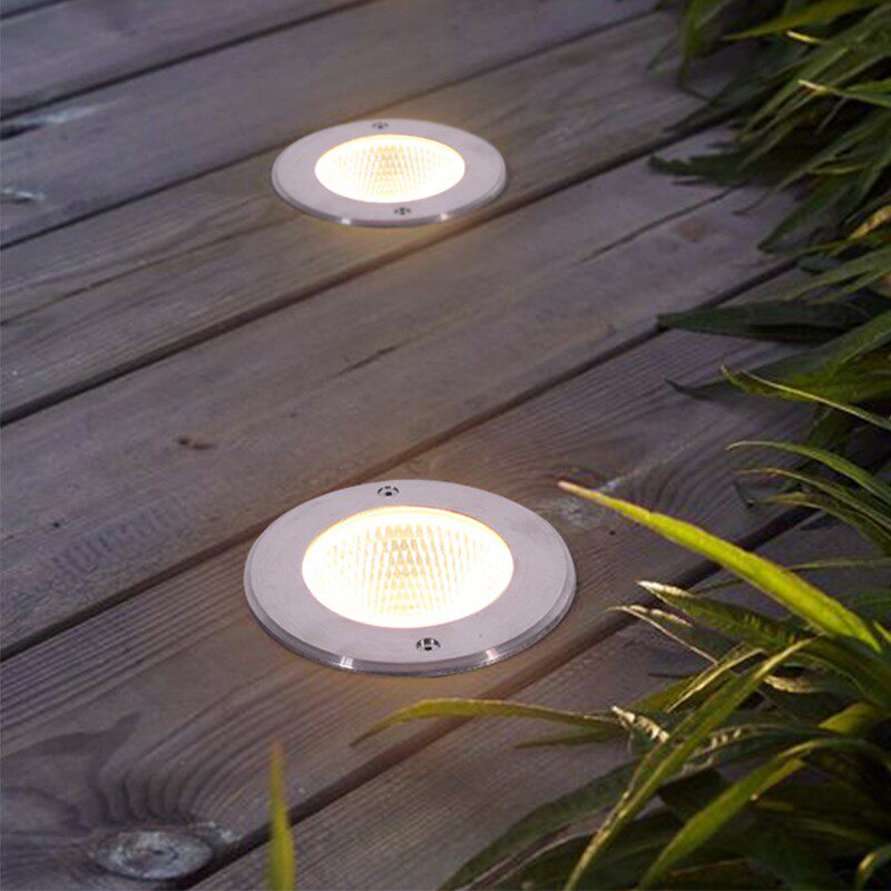 地埋灯嵌入式庭院灯草坪灯别墅室外花园灯景观灯圆形埋地灯防水灯,家装灯饰光源,景观庭院灯饰,淘宝优惠券,粉丝福利购,淘宝优惠卷