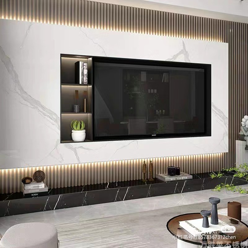 不锈钢电视壁龛嵌入式电视柜背景墙金属壁柜内嵌框,金属材料及制品,不锈钢制品,淘宝优惠券,粉丝福利购,淘宝优惠卷