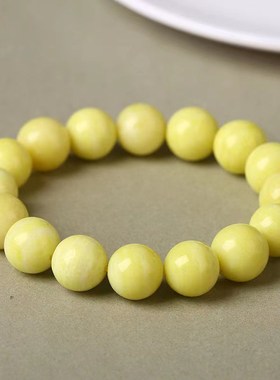 一物一图天然菜花玉高瓷雕刻牌子手串手链多圈塔链指环手镯情侣款