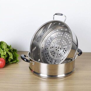 适用尔蒸锅配件篦子加厚304小锅奶锅蒸笼18cm蒸屉16cm蒸笼A