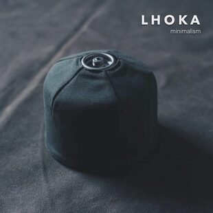 LHOKA户外金属气罐外罩手工旧感帆布套精致露营复古瓦斯罐保护套