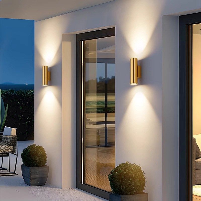 户外防水壁灯外墙灯上下双头射灯led别墅庭院室外照明灯柱子超亮,家装灯饰光源,户外壁灯,淘宝优惠券,粉丝福利购,淘宝优惠卷