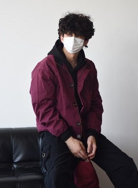 X1617 秋冬新款美式底特律夹宽松百搭短款显高夹克外套棒球服男士