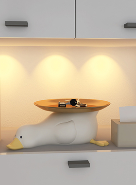 玄关钥匙收纳摆件进门入户鞋柜托盘家居客厅桌面装饰乔迁新居礼品