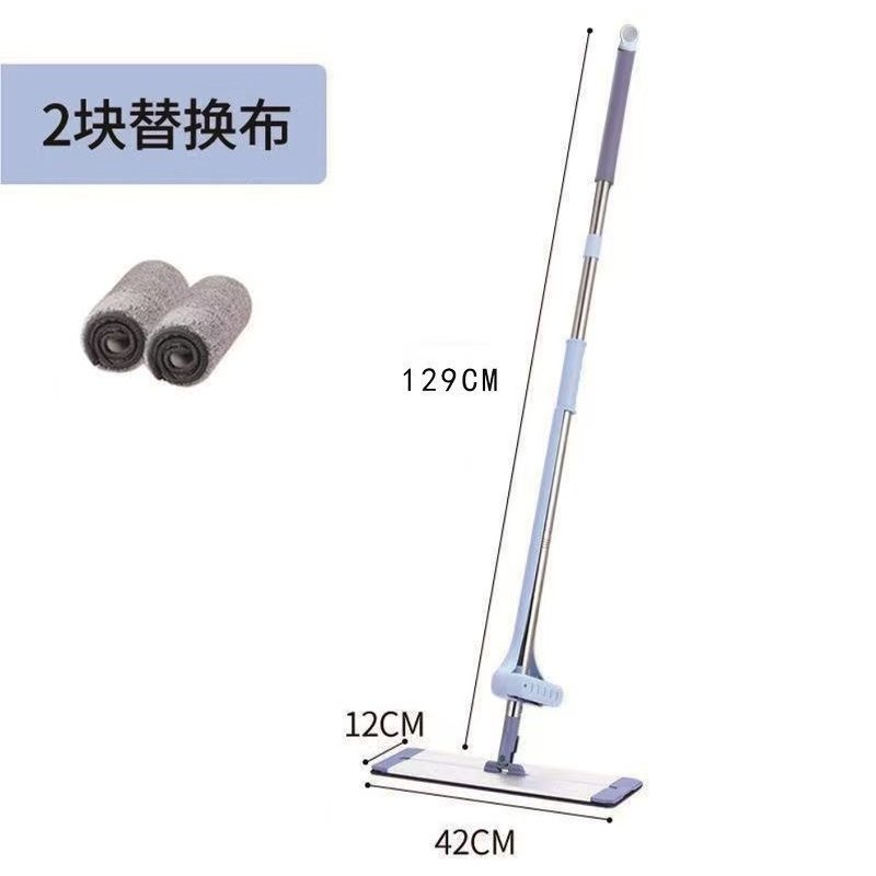 懒人免洗胶棉拖把家用自拧水免手洗一拖净2块替换布,家庭/个人清洁工具,胶棉拖把,淘宝优惠券,粉丝福利购,淘宝优惠卷