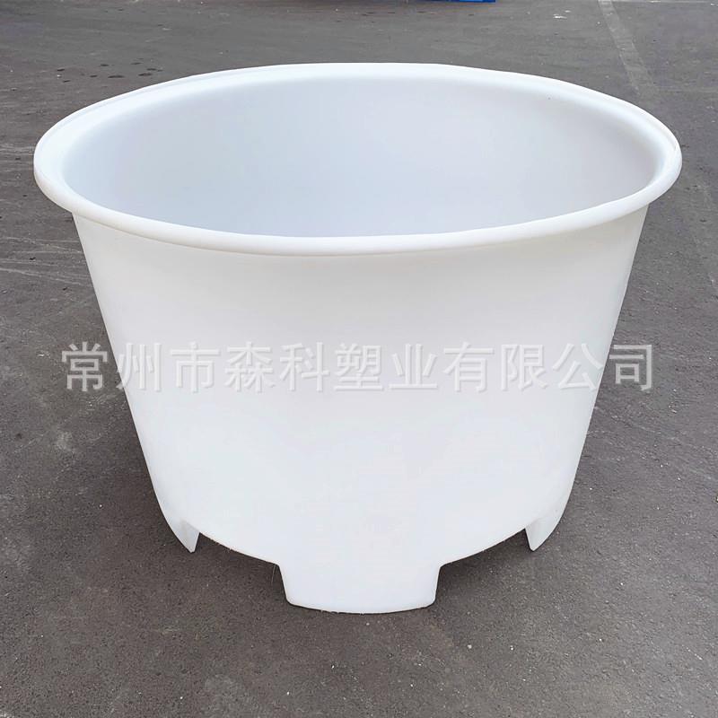 叉车桶500/1000/1500L周转运输叉车圆桶落纱桶pe塑料桶纺织布桶
