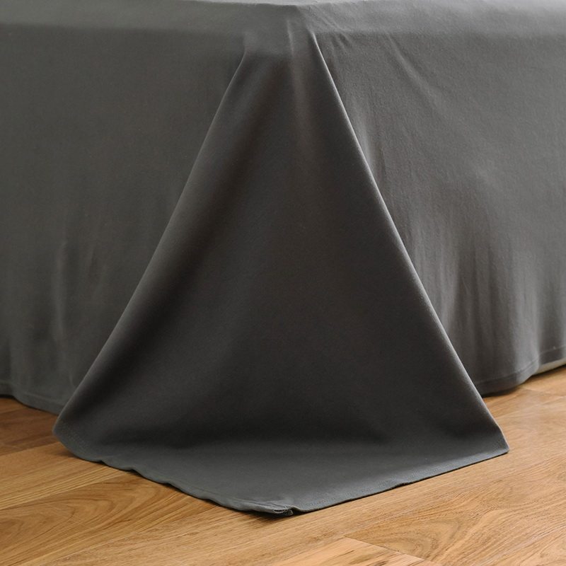 天竺棉床单单件加厚针织棉纯色冬季纯棉全棉裸睡1.51.8床上用品,床上用品,床单,淘宝优惠券,粉丝福利购,淘宝优惠卷