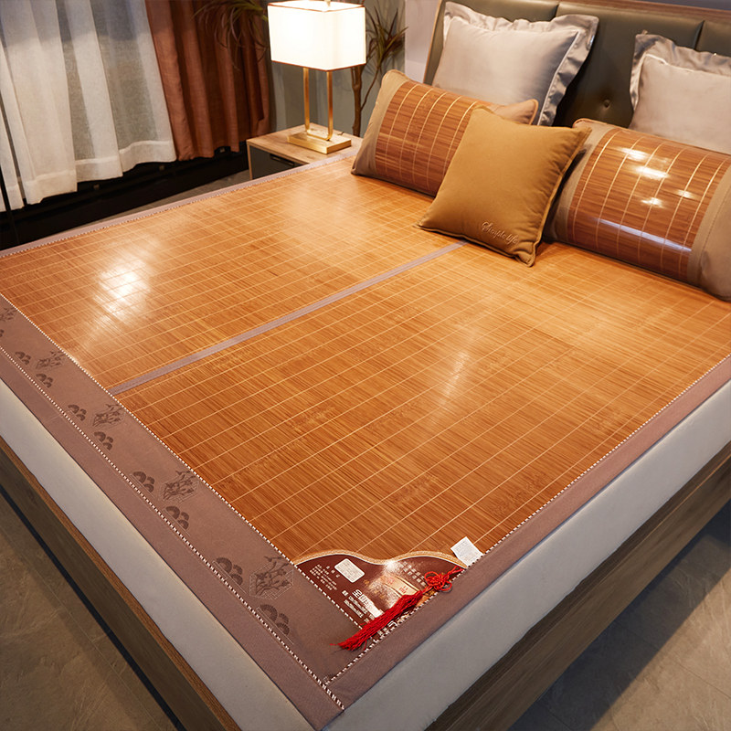 夏天竹席凉席子可折叠成人家用冰丝席单人学生双面竹席子冰凉席子,床上用品,竹席,淘宝优惠券,粉丝福利购,淘宝优惠卷