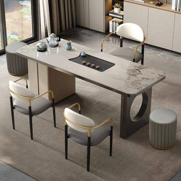 岩板茶桌椅组合意式轻奢客厅公茶台现简约阳台家用烧水壶一体,商业/办公家具,茶台/茶桌,淘宝优惠券,粉丝福利购,淘宝优惠卷