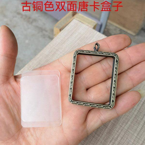 嘎乌盒4*5鎏金复古民族风双面小唐卡吊坠方盒子护身平安车挂圆盒,特色手工艺,其他特色工艺品,淘宝优惠券,粉丝福利购,淘宝优惠卷