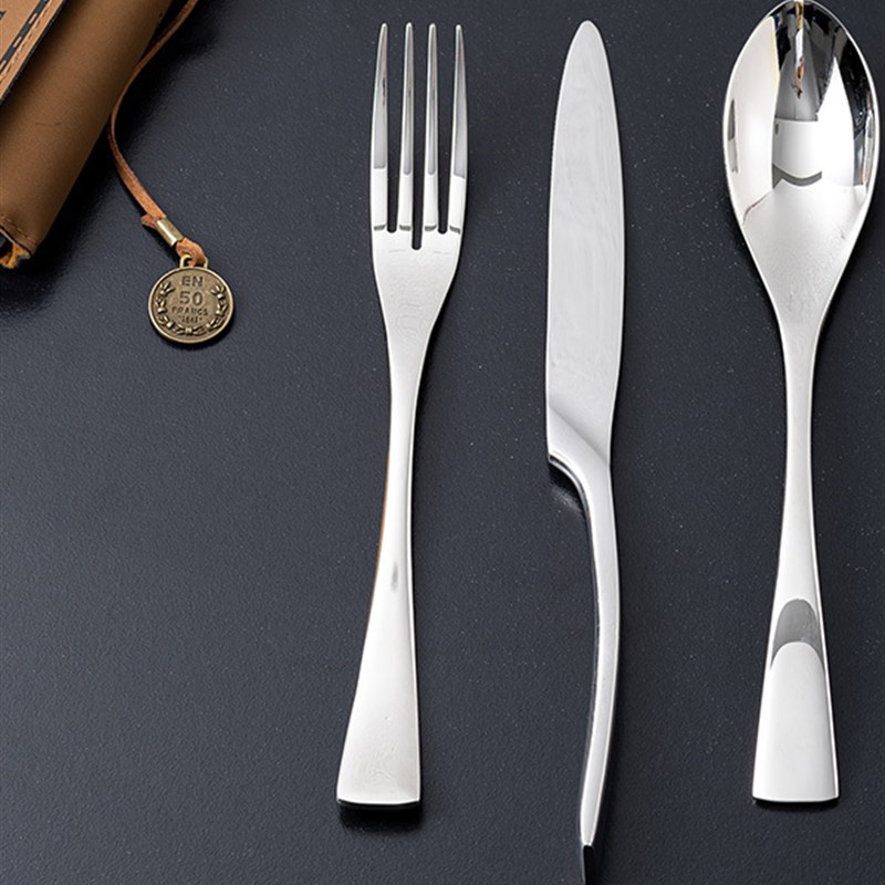 叉子不锈钢勺子和叉m子餐具西餐刀和叉子牛排特殊勺子和叉子集商