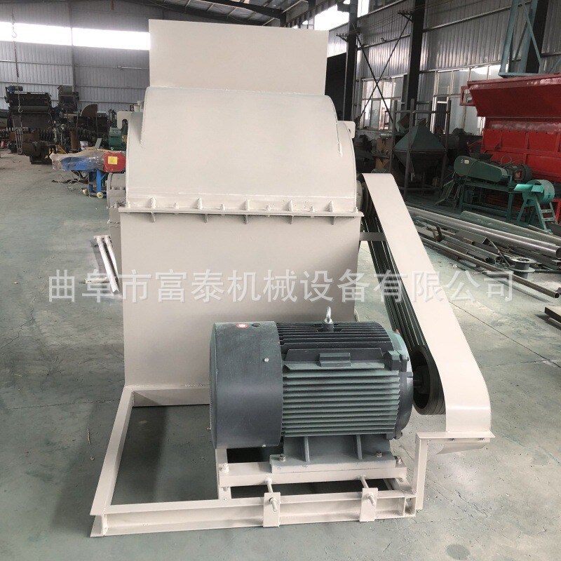 大型强制进料建筑模板破碎机杨C木树枝粉碎机木片竹子粉碎机