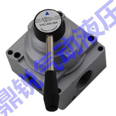 HV-25三位四通手板阀 手动阀 手转阀 接口1寸 HV-10 VHC-400-25A