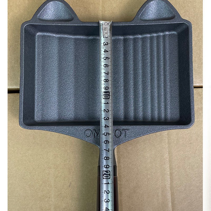 铸铁无涂层厚蛋烧玉子烧锅日y式鸡蛋卷煎锅方形煎蛋锅不粘平底锅