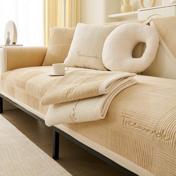 冬季牛奶绒沙发垫毛绒新款四季通用兔兔绒皮沙发套罩盖布暖绒坐垫,居家布艺,沙发垫,淘宝优惠券,粉丝福利购,淘宝优惠卷