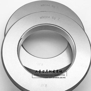 公制套式 2牙规6h高精度通止规牙规量规环塞规 螺纹环规M100