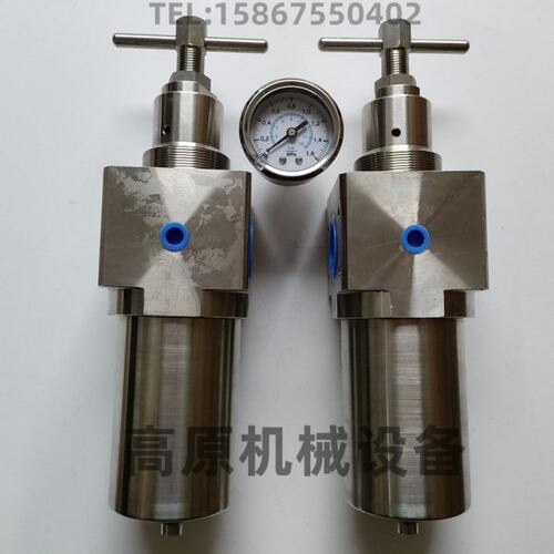 DN25 1寸不锈钢空气过滤减压阀 G1 1寸不锈钢过滤调压阀 过滤器
