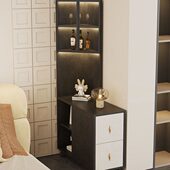 抽屉轻奢转角柜墙角三角直角转弯拐角置物架客厅卧室储物靠墙落地