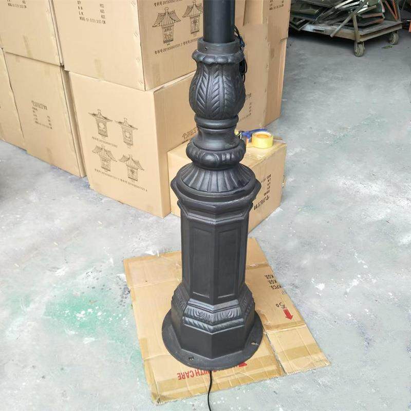 欧式铸铁铸铝路灯底座精铸铝灯杆装饰底座三环座花瓶座庭院铝杆,家装灯饰光源,投光灯/泛光灯,淘宝优惠券,粉丝福利购,淘宝优惠卷