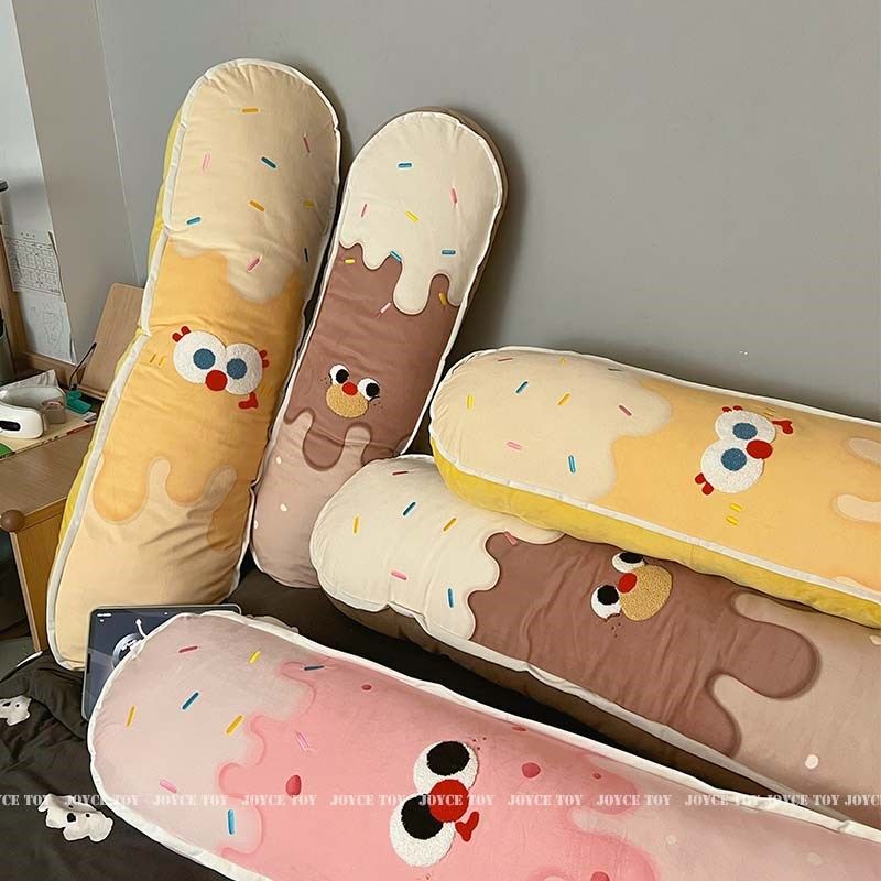 卡通长条抱枕女生睡觉靠枕长方形夹腿神器卧室宿舍四季侧睡抱透气,居家布艺,靠垫/抱枕,淘宝优惠券,粉丝福利购,淘宝优惠卷