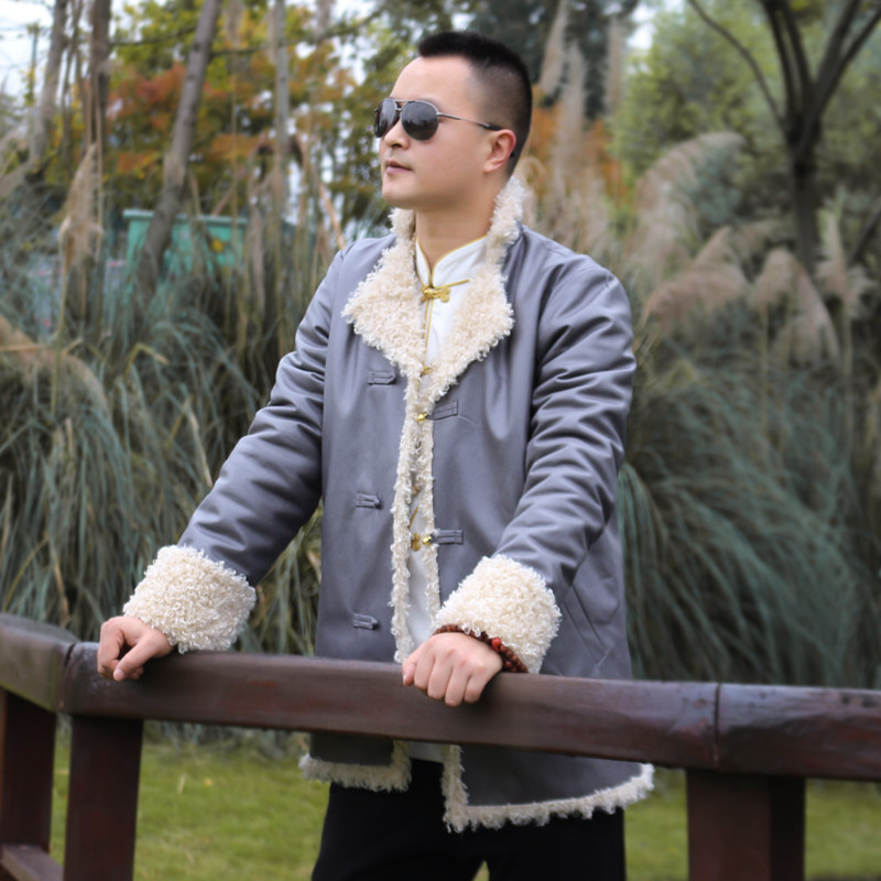 冬季藏装外套男藏式皮夹克加绒保暖棉衣短藏族服装西藏民族风藏袍,男装,其他民族服装,淘宝优惠券,粉丝福利购,淘宝优惠卷