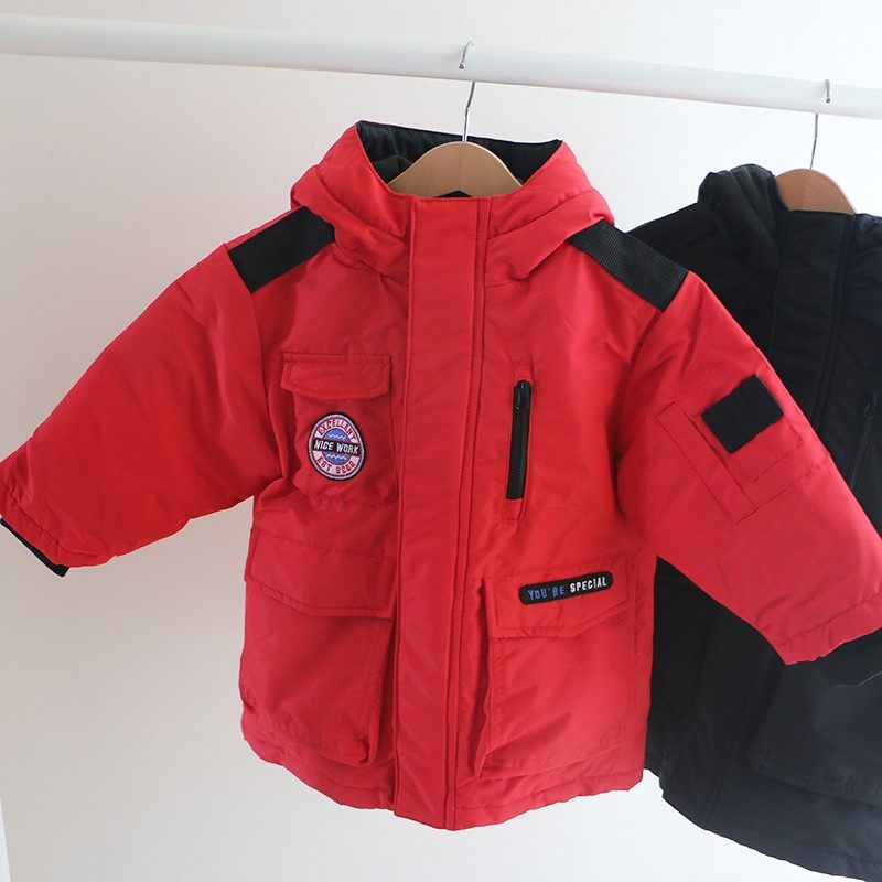 外套儿童风衣普通外套女童女宽松外套工装bf毛呢裤 女加绒外套男
