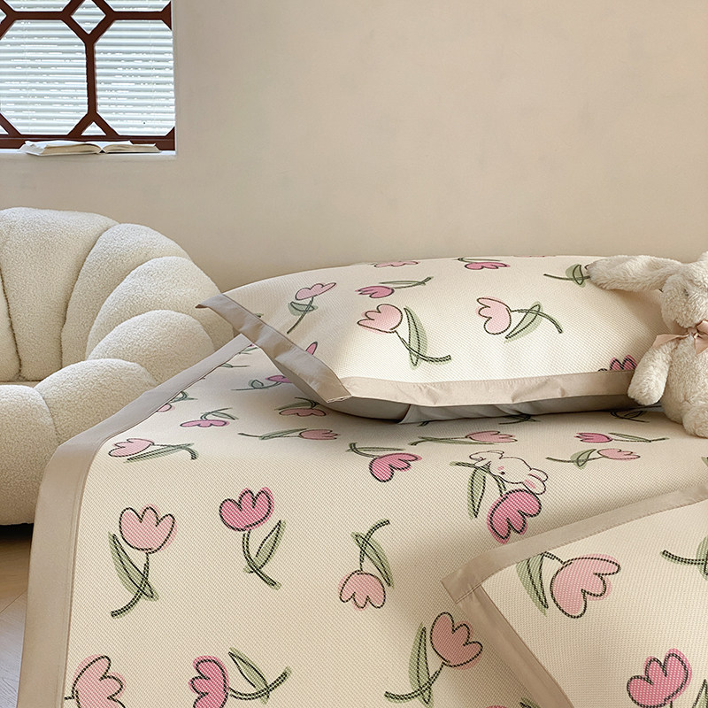 夏季A类高端冰丝凉席三件套养生抗菌藤席可机洗软席空调席床凉垫,床上用品,冰丝席,淘宝优惠券,粉丝福利购,淘宝优惠卷