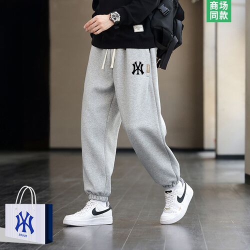 【一折专区】束脚裤子男士夏季2025新款潮牌卫裤青少年百搭休闲裤