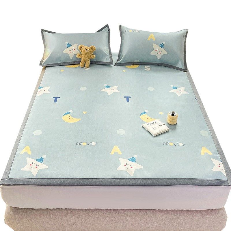 定制订做夏季缺角榻榻米冰丝凉席床单床笠135*190x150可机洗2x2米,床上用品,冰丝席,淘宝优惠券,粉丝福利购,淘宝优惠卷