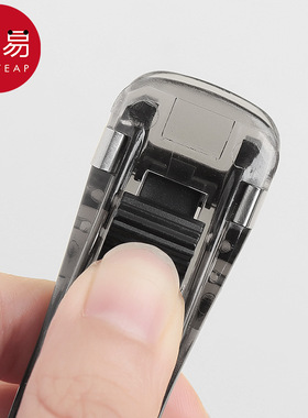 推夹器AB1sq801-黑色免打孔推夹文具收纳学生整理收纳卷子固定夹