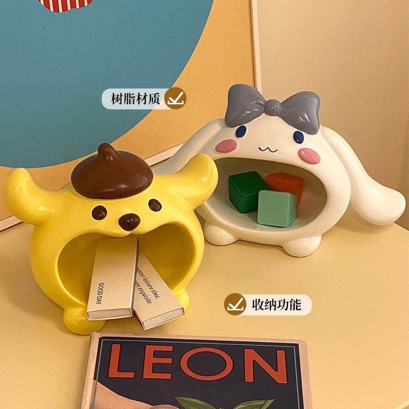 慵懒空间玉桂狗玄关收纳盒网红卡通客厅摆件布丁狗桌面首饰置物盒,电子元器件市场,其它元器件,淘宝优惠券,粉丝福利购,淘宝优惠卷