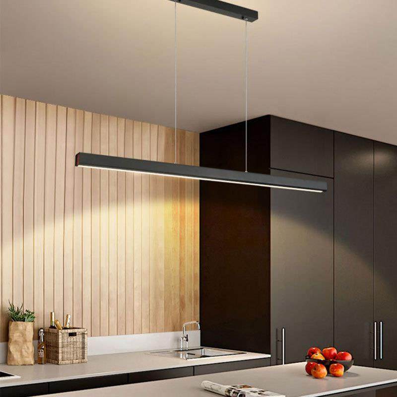 北欧极简一字餐厅吊灯现代简约长条办公室餐桌饭厅吧台胡桃木灯具,清洗/食品/商业设备,风口/风叶/风机配件,淘宝优惠券,粉丝福利购,淘宝优惠卷