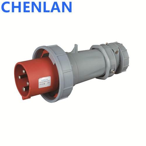 125A-6H四芯3P+E380-415V防水工业航空插头大电流三相公插头