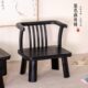 实木榻榻米座椅靠背矮椅子阳台休闲椅床上无腿家用日式 飘窗小椅子