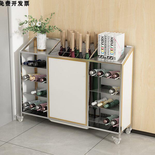 不锈钢雨伞收纳架酒店大堂商用教室学校售楼部大堂玄关沥水放伞架