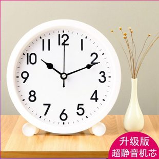 石英钟表台式客厅家用时尚摆钟可爱坐钟摆放桌面台钟座钟时钟摆件