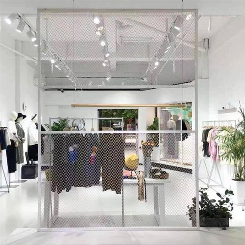 厂促制菱定形铁网格网片铁丝网景墙面装饰铁网展架隔断置物背架艺