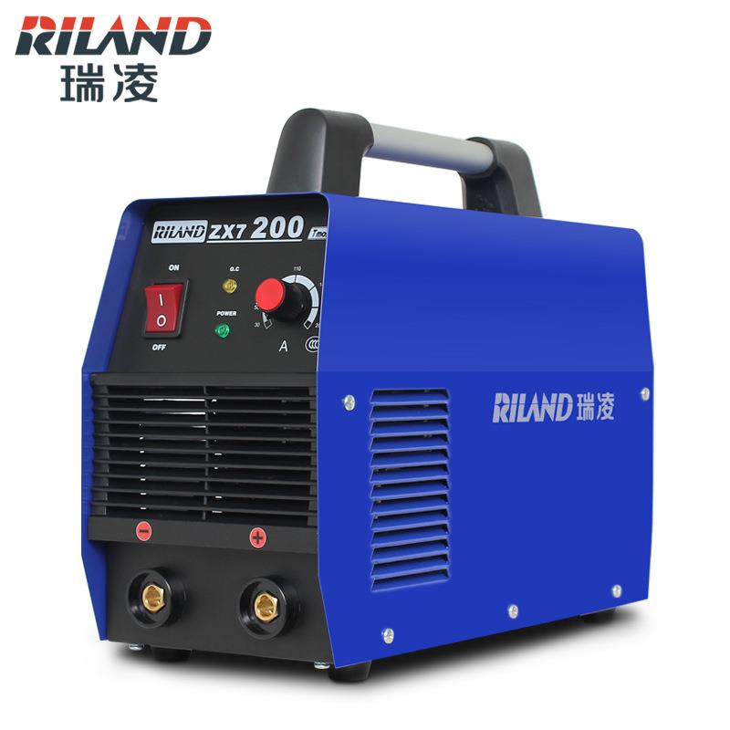 供应瑞凌ZX7 200T 全铜芯直流220V小型手提式家用手工电焊机