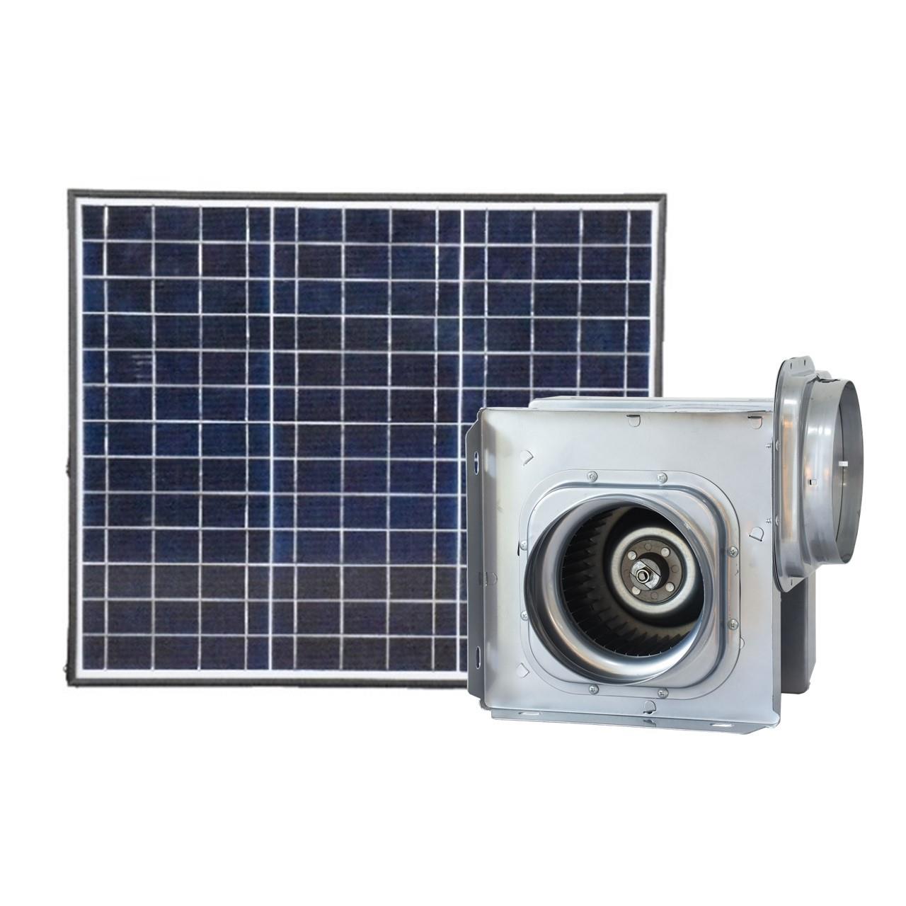 太阳能金属管道排气扇 管道风机