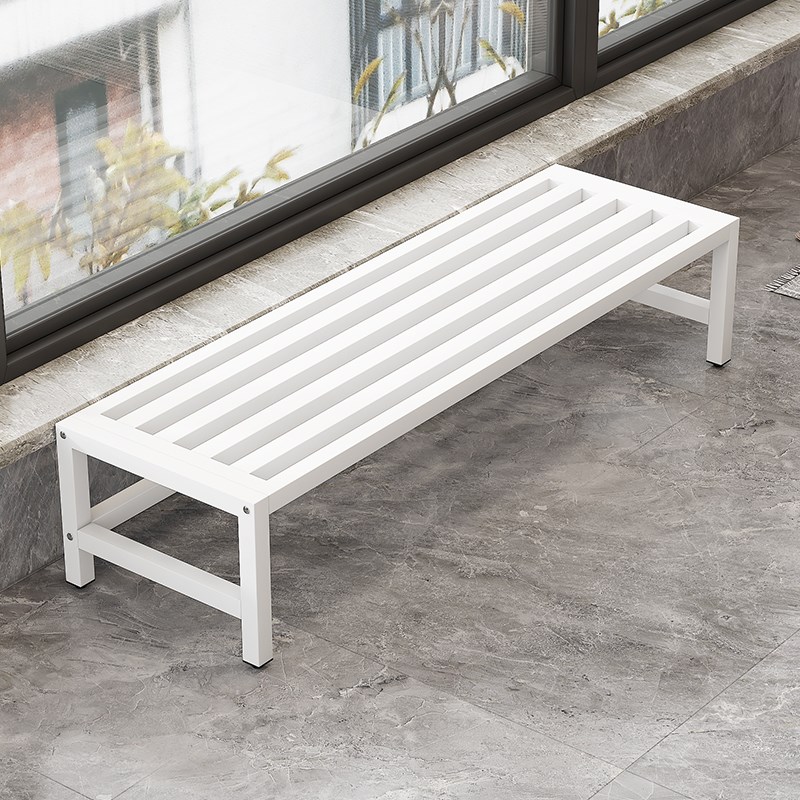 阳台窗台台d沿铁艺单层花架一层落地式窄窗台加宽阳台长条花盆架