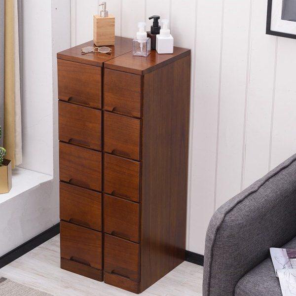 20 25实木夹角缝隙柜迷你抽屉式收纳柜边角储物小柜子杂物窄柜子,收纳整理,缝隙柜,淘宝优惠券,粉丝福利购,淘宝优惠卷