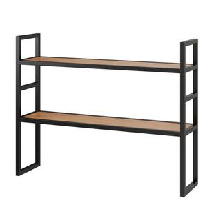 实木转角书架桌面书柜电脑桌家用置物架书桌收纳置架办公桌上架子