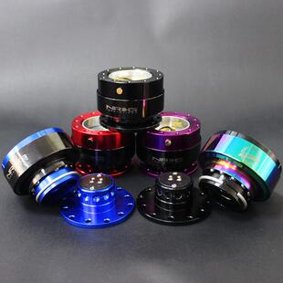 汽车改装方向盘叮快拆 NRG叮一声快拆器赛车钛盘快速拆卸垫高底座
