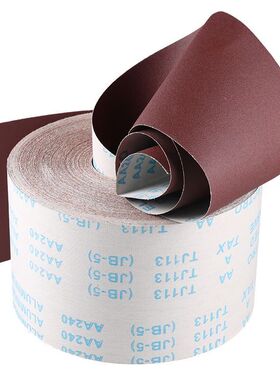 jb5布b软布砂带卷软砂纸砂卷4寸-4.5寸打磨砂卷木工手撕布卷