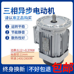 三相380 马达0.25 220V德力 6332立式 6322 0.37KW电机6314 6324