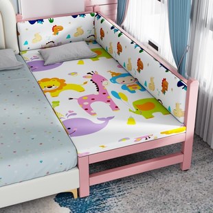 儿童拼接床铁艺 铁艺儿童床带护栏小床单人床婴儿男孩女孩公主床