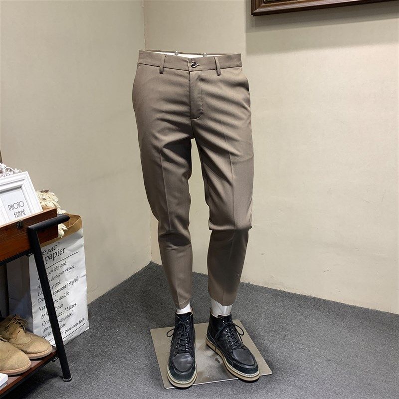 夏季男士休闲西裤青年韩版修身小脚男九分裤英伦西装裤子潮流9分,男装,西裤,淘宝优惠券,粉丝福利购,淘宝优惠卷