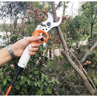 园林电动修枝剪 充电式修剪刀 电动修剪刀 树枝修剪刀 电动剪刀